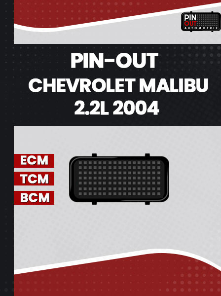 PIN-OUT CHEVROLET MALIBU L4-2.2L VIN F 2004