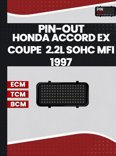 PIN-OUT HONDA ACCORD EX COUPE 2.2L SOHC MFI 1997