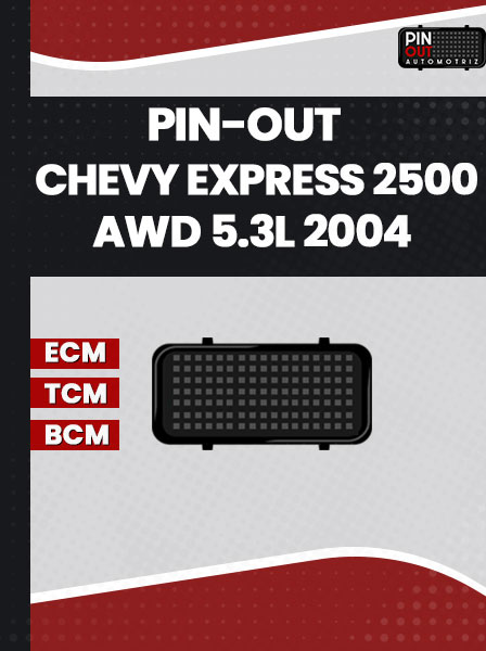 PIN-OUT CHEVY EXPRESS 2500 AWD 5.3L 2004