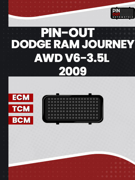PIN-OUT DODGE RAM JOURNEY AWD V6-3.5L 2009
