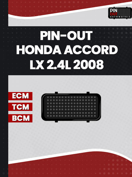 PIN-OUT HONDA ACCORD LX 2.4L 2008