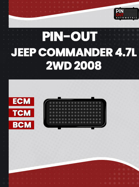PIN-OUT JEEP COMMANDER 4.7L 2WD 2008