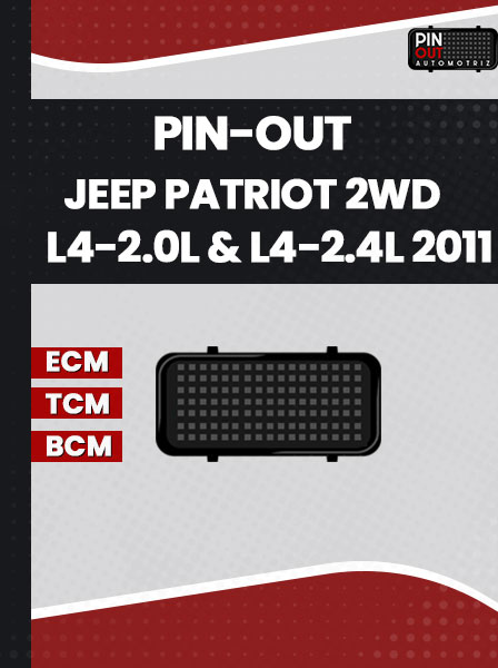 PIN-OUT JEEP PATRIOT 2WD L4-2.0L & L4-2.4L 2011