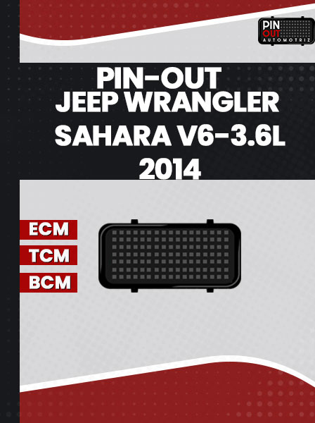 PIN-OUT JEEP WRANGLER SAHARA V6-3.6L 2014
