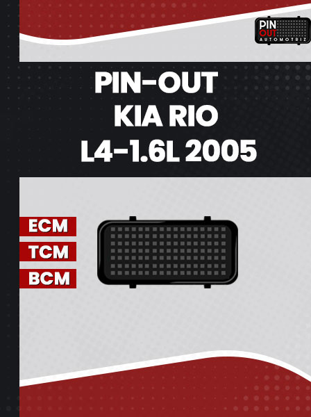 PIN-OUT KIA RIO L4-1.6L 2005