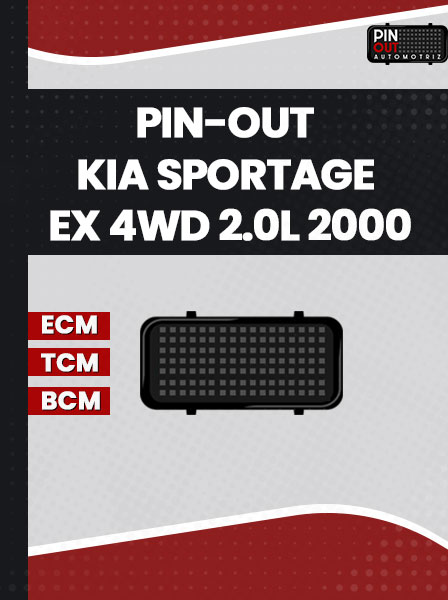 PIN-OUT KIA SPORTAGE EX 4WD 2.0L 2000