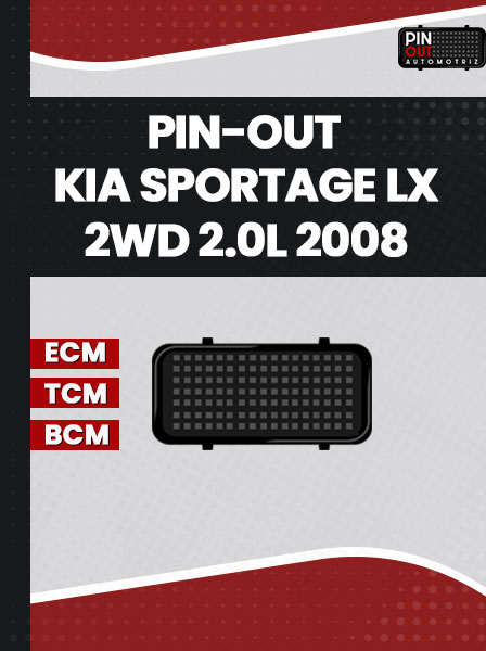 PIN-OUT KIA SPORTAGE LX 2WD 2.0L 2008