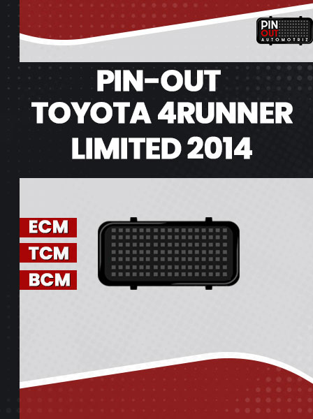 PIN-OUT TOYOTA 4RUNNER LIMITED 2014