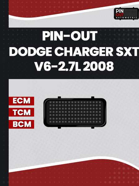 PIN-OUT DODGE CHARGER SXT V6-2.7L 2008