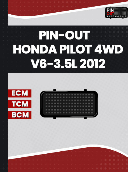 PIN-OUT HONDA PILOT 4WD V6-3.5L 2012