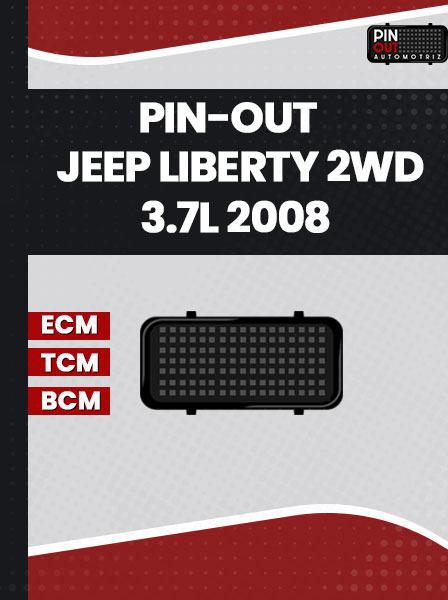 PIN-OUT JEEP LIBERTY 2WD 3.7L 2008