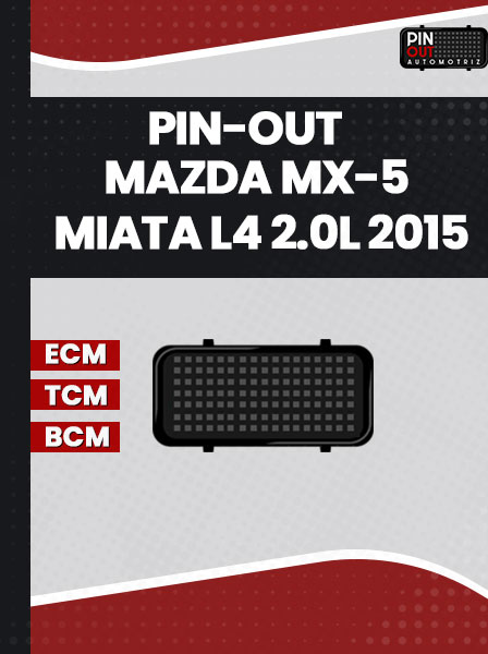 PIN-OUT MAZDA MX-5 MIATA L4 2.0L 2015