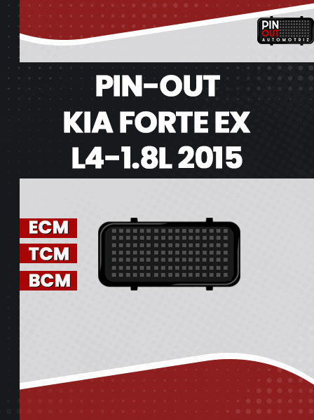 PIN-OUT KIA FORTE EX L4-1.8L 2015