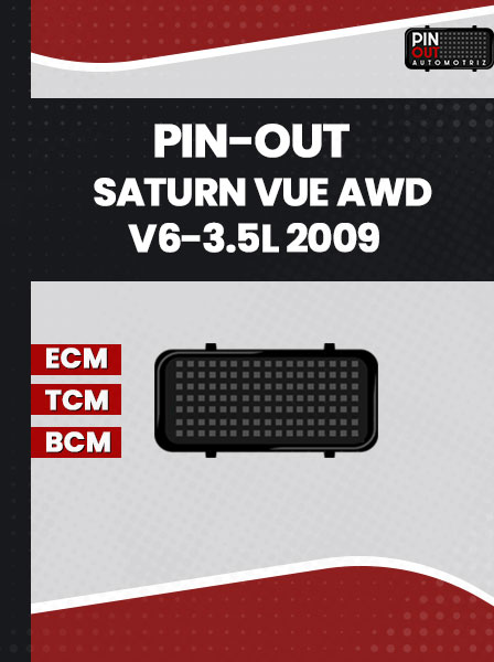 PIN-OUT SATURN VUE AWD V6-3.5L 2009