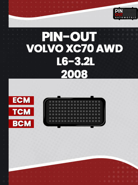 PIN-OUT VOLVO XC70 AWD L6-3.2L 2008